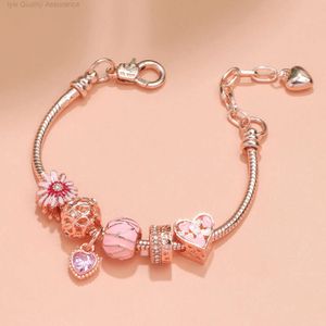 Projektant Pandoras Bracelets Temu Daisy Hollow Heart Bransoletę Pane