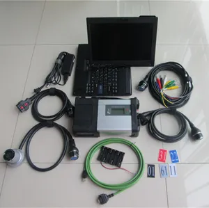 MB Star C5 Strumento di diagnosi riparazione automatica SD Compact 5 Scanner automobilistico SSD da 360 GB con laptop usato xentry V2023.09 X200T 4G