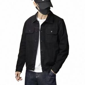 jeansrock för män korta svarta denimjackor man rock casual smal rumpa cowboy lxury billig pris stilfulla kläder snabb deery t5l8#