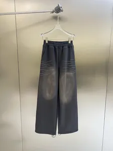 Pantaloni da donna Autunno e inverno Lavaggio graduale a colori Tessuto con cappuccio ampio Tipo di pelle morbida