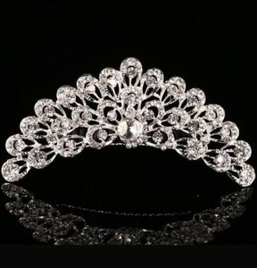 Rhinestone Wedding Party Bridal Hair Crown Women PROM PROMET CRYSTAL Crowns Tiaras Hair Fairs Fairlips Hair Akcesoria biżuterii 161211379