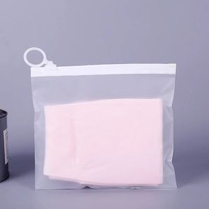 2024 10pcs 여행 PVC Ziplock 백 지퍼 저장 가방 화장품/속옷 양말 투명 포장 가방 저장 파우치 16x13cm