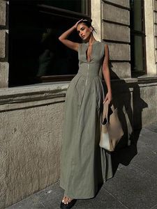 カジュアルドレス女性の長いドレスデザイナードレス