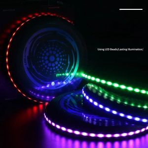 Trackers LED Flying Disc 49LEDs Flashflight Light Up Flying Discs Idea Gift for Boys Girls Kids Adults Birthday Summer Outdoor Sport Disc