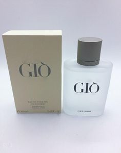 Famoso profumo per uomo GIO Pour Homme Men Eau De Toilette Parfum Spray 100ML 34floz Fast Ship7359468