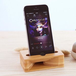 Personalized Wooden Mobile Phone Speaker Holders Office Accessories stand for universal1727192