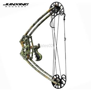 Bow Arrow Archery Junxing M109 Triangel 27 sammansatt båge 40-50 kg Höger och vänsterjakt Skytte YQ240327