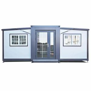 Folding container activity room exhibition wing type activity room manufacturer Sunroom double wing folding expansion room exit