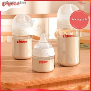 Babyflaskor# Pigeon Babies Naturligt och realistiskt känner tredje generationens PPSU/bred diameter Baby Drop Resistance Bottle L240327