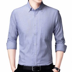 2022 العلامة التجارية LG Sleeve Men Shirt Social Awith Streetwear Disual Pocket Pocket Drets Dr Mens Slim Fitcy Fit Clothes Fis 906 98Z5#