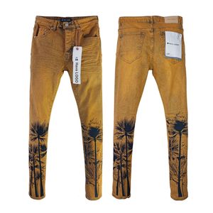 Purple dżinsowe designerskie purpurowe spodnie Mens Purple dżinsy designer dżinsowe spodnie proste design retro streetwear fioletowe dżinsy dżinsy Um2023
