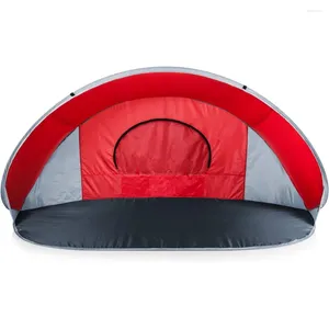 Tendas e abrigos ONIVA A Brand Manta Portable Beach Tent Up - Sun Shelter (vermelho com detalhes em cinza)