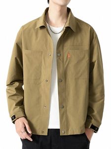 2023 nuove camicie colletto della giacca da uomo tasche sul petto monopetto impermeabile da uomo giacca a vento giacca casual cappotti Plus Size 8XL t59d #