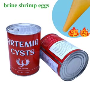 Feeders artemia cysts eggs brine shrimp eggs for hatching 425g hatchable Hatchability Fish Food high hatch rate