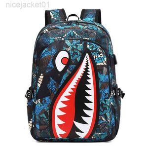 Designer-Rucksack von Spraygrounds, neue Specialized-Schultasche für Kinder, Hai, personalisierter Druck, große Kapazität, leichte, lässige, minimalistische Tasche