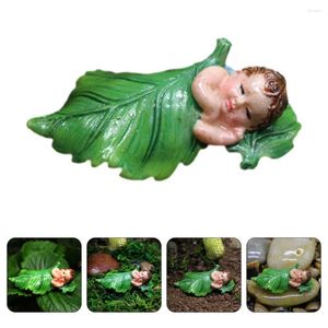 Garden Decorations Ornament Fairy Statue Flower Baby Ornaments Container Birthday Gift Tiny Craft Decor Decoration Yard Figurines For