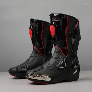 Sapatos de ciclismo profissional ao ar livre botas de equitação de motocicleta esportes de corrida de estrada proteção