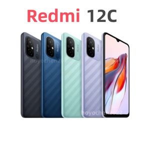 6,71-дюймовый мобильный телефон Xiaomi Redmi 12C Globa, разблокированный HD-дисплей, 50-мегапиксельная AI-двойная камера, аккумулятор 5000 мАч, смартфон MediaTek Helio G85, китайский восьмиядерный телефон