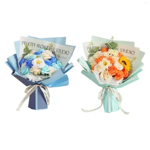 Kwiaty dekoracyjne Dzień Matki Prezent Matki miłosne węzły dekoracyjne dekoracje stolik sztuczny bukiet na festiwal ślubny pielęgniarki