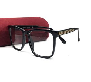 最新の透明な四角いフレームメガネクリアファッション男性眼鏡光学フレーム男性女性眼鏡眼鏡を読むアイウェアw4935407