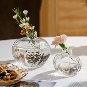 Vaser blomma vas för heminredning glas blommor terrarium växter bord prydnader handgjorda nordiska