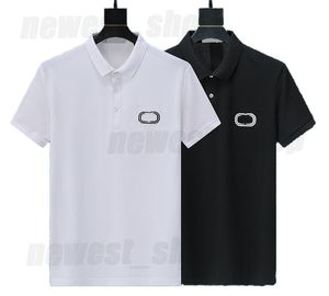 2024デザイナーブランドメンズポロTシャツドレスTshirtカジュアルターンダウンカラーストライプパッチワークバッジクラシックエブロディリーレタースリムフィットジオメトリティー女性xxxl 3xl