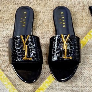 Y + S + L дизайнерские тапочки сандалии шлепанцы на платформе уличная модная обувь на танкетке для женщин нескользящие женские тапочки для отдыха повседневные женские сандалии AAAAA3