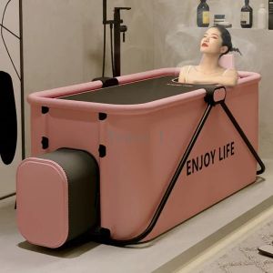 Banheiras capa móvel banheira portátil de plástico bidé sauna tampa da banheira autônoma banheira dobravel adulto banheira accesoires