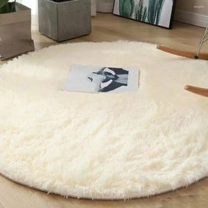 Carpets Children Bedroom Carpet Girls Room Super Soft Luxury Round Fluffy Area Rugs For Nursery