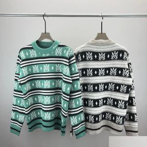 Mens Plus Size Hoodies Sweatshirts Jacquard Letter Strickpullover im Herbst / Winter Acquard Knitting Hine E Custom Jnlarged Detail C Ot5Zc