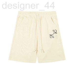 Kvinnors shorts designer shorts sportbyxor, unisex löst stickade byxor med broderade brev för komfort och andningsförmåga maz4