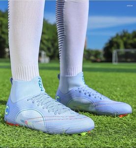 Amerikan Futbol Ayakkabıları Varış Erkek Çocuk Açık Futbol Yetişkin Nefes Alabilir Uzun Çiviler Yüksek Ayak Bileği Eğitim Boot Spor Sabahları Eur Boyut 34-45