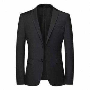 2023 Butique Men's Fi Busin kultywuj moralność w czasie wolnym ślubu dżentelmena Pure Color Gentleman przewodniczył Blazer 70GP#