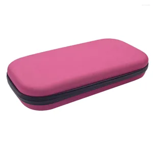 Sacos de armazenamento EVA Hard Shell Portátil Estetoscópio Caixa Carry Travel Case Bag para Pen Organizador Pinças Fita Rosa