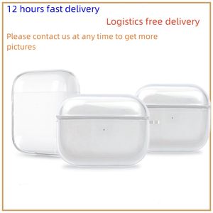 Para airpods pro 2 acessórios de fone de ouvido airpod pros fone de ouvido bluetooth tpu capa protetora transparente airpods fone de ouvido escudo airpods 3 pro 2nd eaphone casos