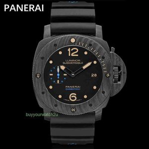 남성의 고급 시계 기계식 손목 시계 Panerrais 다기능 디자이너 시계 고품질 사파이어 대형 직경 시계 Dega