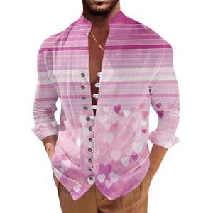 Erkekler Sıradan Gömlek Lüks Giyim Erkekler Düşük Fiyat Taşımacılığı için Zarif Yakalama Yakalı Uzun Kollu Basılı Bluz Kesim Ropa Par hombre