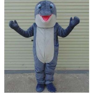 Mascot Costumes Halloween Boże Narodzenie szary delfin maskotka kreskówka pluszowa fantazyjna sukienka Mascot Costume