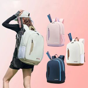 Taschen Tennistaschen Padel-Tennis-Rucksack für Fitnessstudio Fitness Business für 3 Badmintonschläger Herren Damen Kinder Tennis-Badminton-Schlägertasche