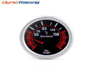 Dynoracing 2039039 52mm Universal Smoke Lens Digital Oil Temp Temperature Gauge 50150C 12V LED Oil temp sensor Car gauge3867471