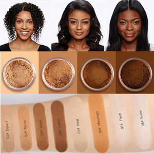 Makeup Loose Setting Powder Matte Mineral Oilcontrol Langanhaltendes Face Finishing Bronzer Contour für schwarze dunkle Haut 240327