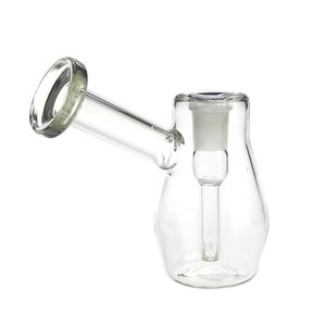 4,3 Zoll 14 mm weibliche Glasbongs zum Rauchen dicker Pyrex-Becher-Recycler-Glaswasserpfeifen