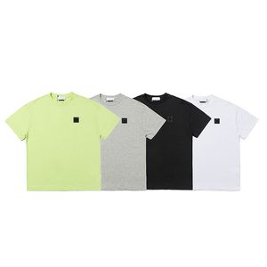 Designer clássico masculino camiseta bordado letras knd 20ss 24113 t-shirt 1140 algodão masculino casual manga curta streetwear mulheres preto branco tops tee si