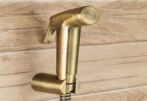 Toiletten-Handbrause aus antikem Bronze, tragbarer Bidet-Sprühkopf, Windelsprüher aus ABS-Kunststoff, Shattaf-Komplettset, Bad-Duschspray-Set 6462956
