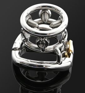 CBT MICRO SPIKES BRACELET Stainless Steel Cage With arc-shaped Cock Ring BDSM toys Bondage Fetish 2104082605616