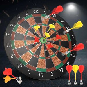 Darts Magnetisches Dartscheiben-Set, sicher zu verwenden, schützendes, einfach aufzuhängendes Dartscheiben-Set, Eltern-Kind-Spielzubehör mit 6 magnetischen Dartpfeilen 24327