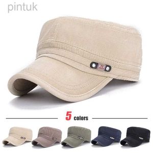 Bonés de bola 6 cores nova moda boné de beisebol esporte ao ar livre casual algodão snapback chapéus para homens e mulheres plana boné do exército design 24327