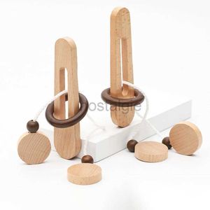 Intelligence toys Montessori iq Puzzle Brain-teaser learning Education Puzzles For Adults Childrens Thinking Games Wooden Toys 24327