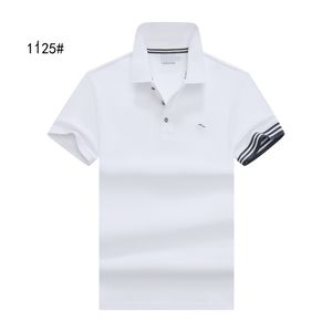 2023 Polo da uomo di marca di lusso estiva con ricamo nuovo stile polo da uomo di design in puro cotone Polo 2024 Polo a maniche corte firmata Stesso stile di moda Tops Business