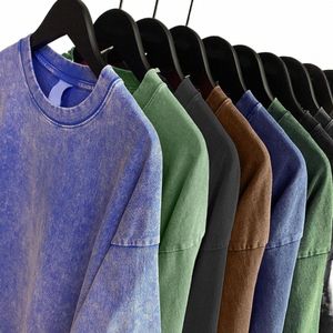 Männer Planet Graphic Herren Kurzarm T-Shirt Vintage Übergroße FI Casual Male T-Shirt Koreanische Streetwear Herrenbekleidung F7fX #